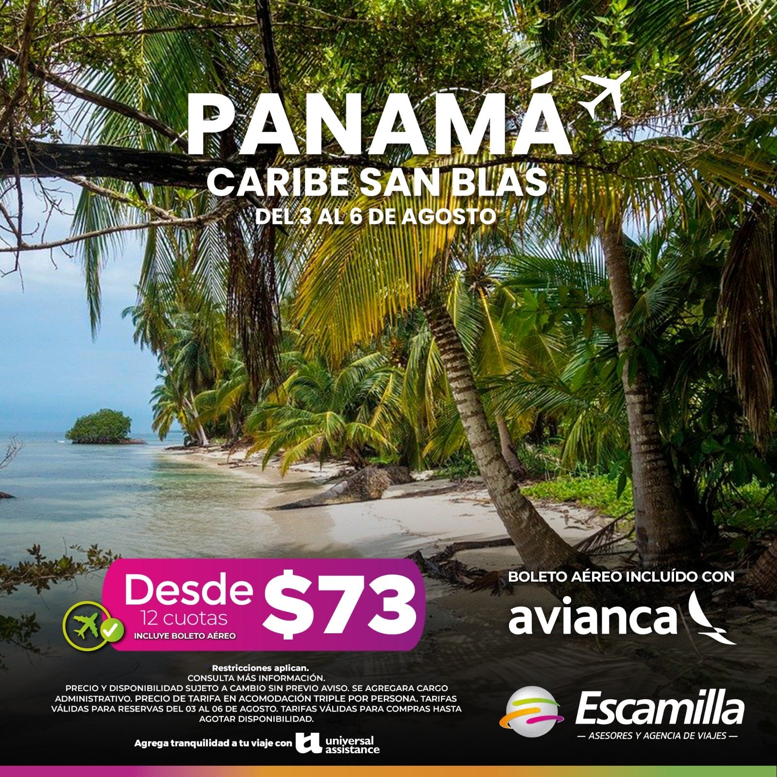 ¡Agosto en Panamá Caribe San Blas!