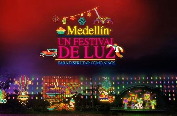 Festival de luces en Medellín